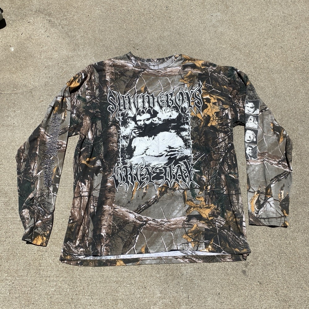 $uicide Boy$ Longsleeve Shirt G59 Realtree Camo XL Grey Day Rare